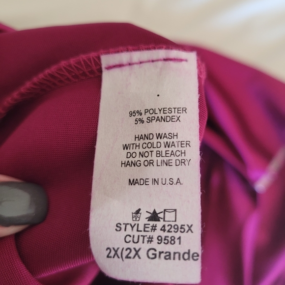 Body suite with pants magenta - Picture 8 of 10